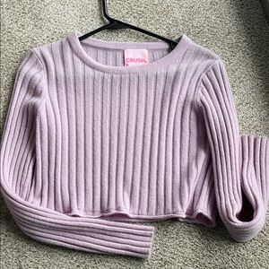 CRUSH Women's cashmere Sweater - Light Purple